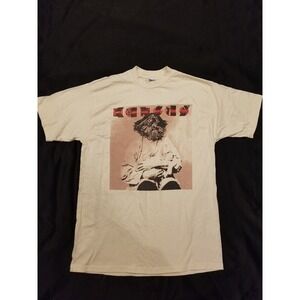 KANSAS Tee Freaks Of Nature Cover Rock Band Unisex T-Shirt Mens XL Cream White